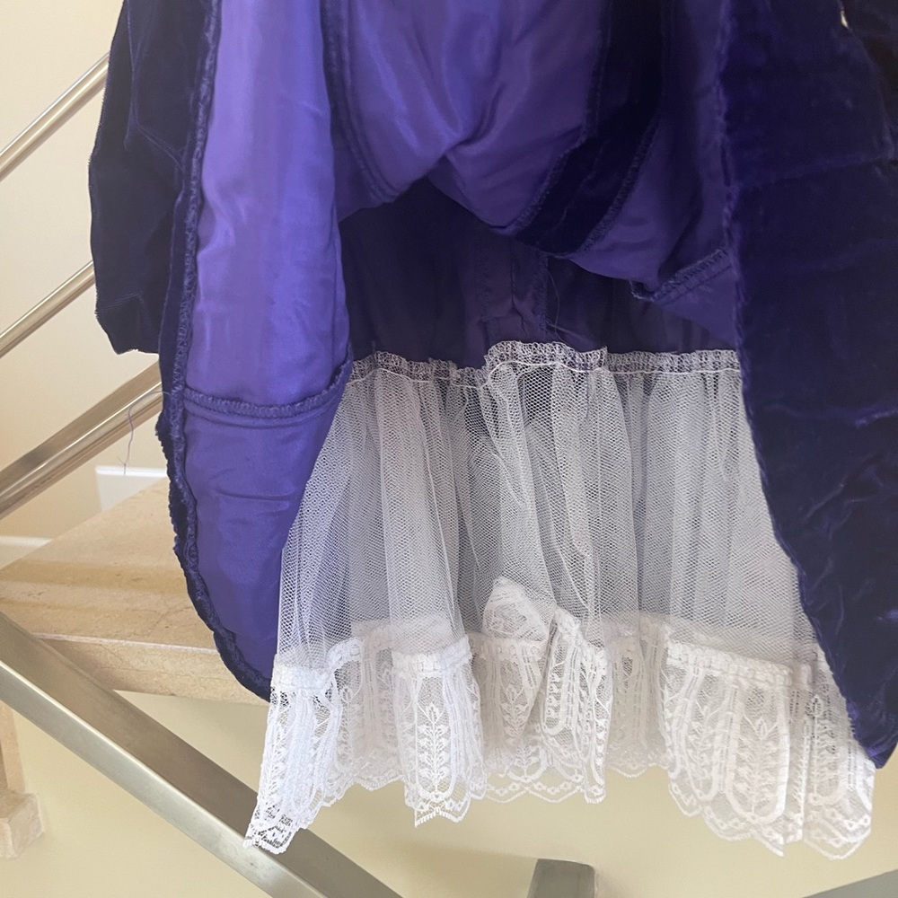 VINTAGE JESICA MCCLINTOCK PURPLE FORMAL DRESS - Picture 6 of 11